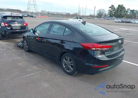 2018 Hyundai Elantra Sel z USA, uszkodzony, nr VIN 5NPD84LF6JH241132